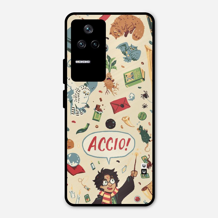Owl Letter Metal Back Case for Poco F4 5G
