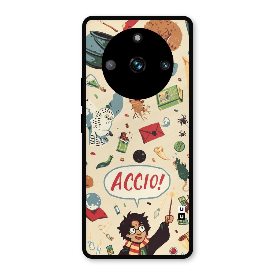 Owl Letter Metal Back Case for Realme 11 Pro