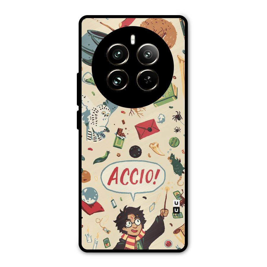 Owl Letter Metal Back Case for Realme 12 Pro