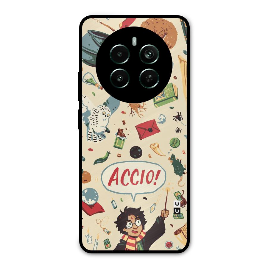 Owl Letter Metal Back Case for Realme 12 Pro Plus