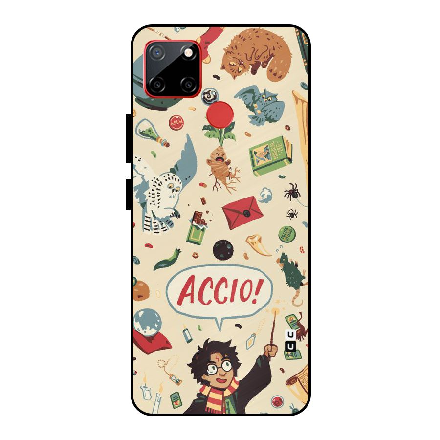 Owl Letter Metal Back Case for Realme C12