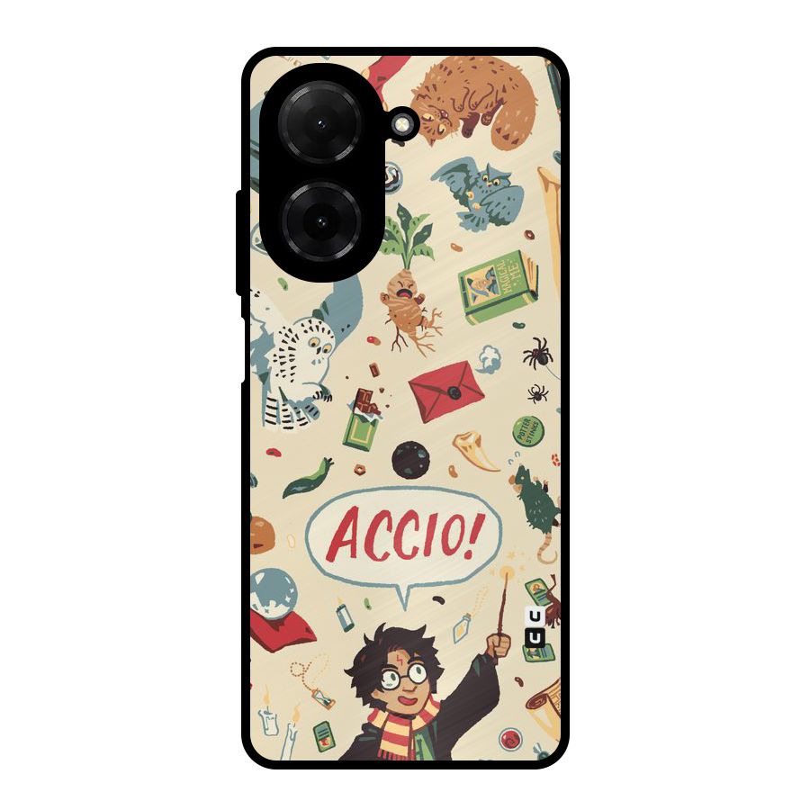 Owl Letter Metal Back Case for Redmi A5 4G