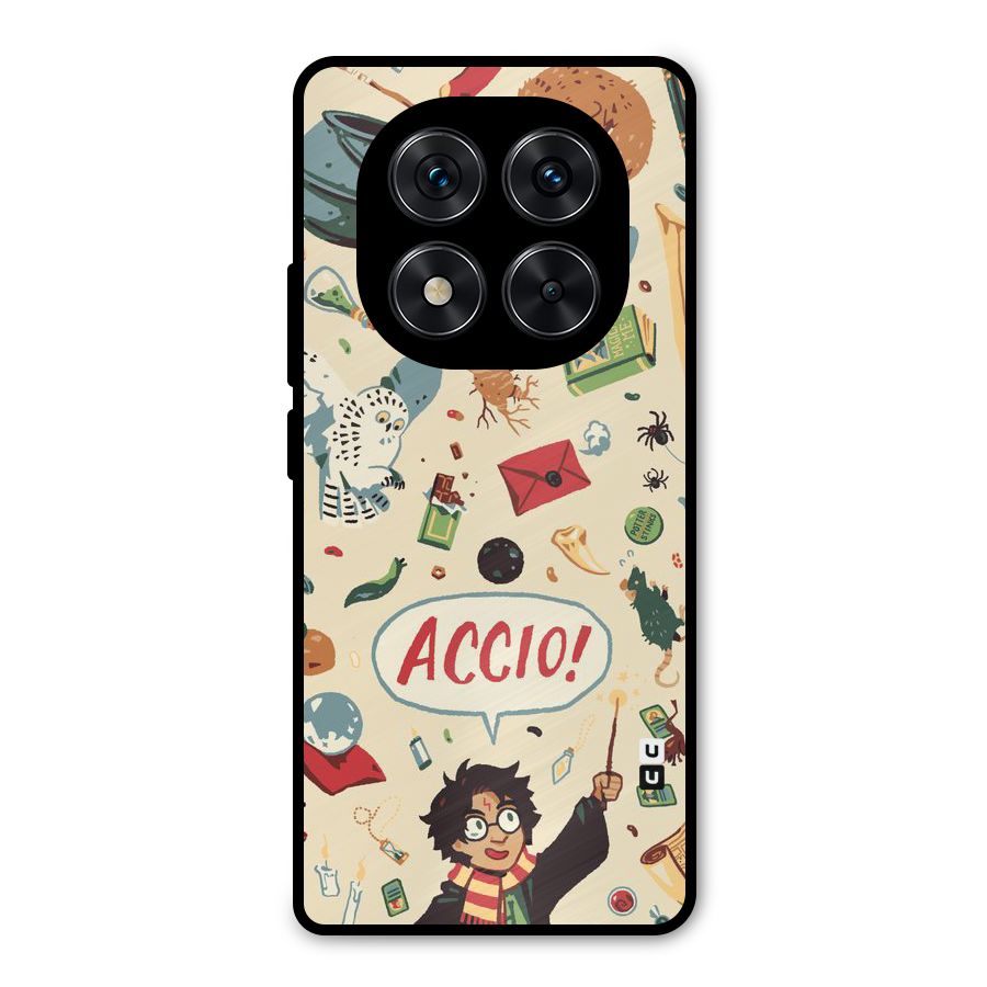 Owl Letter Metal Back Case for Redmi Note 14 Pro 5G