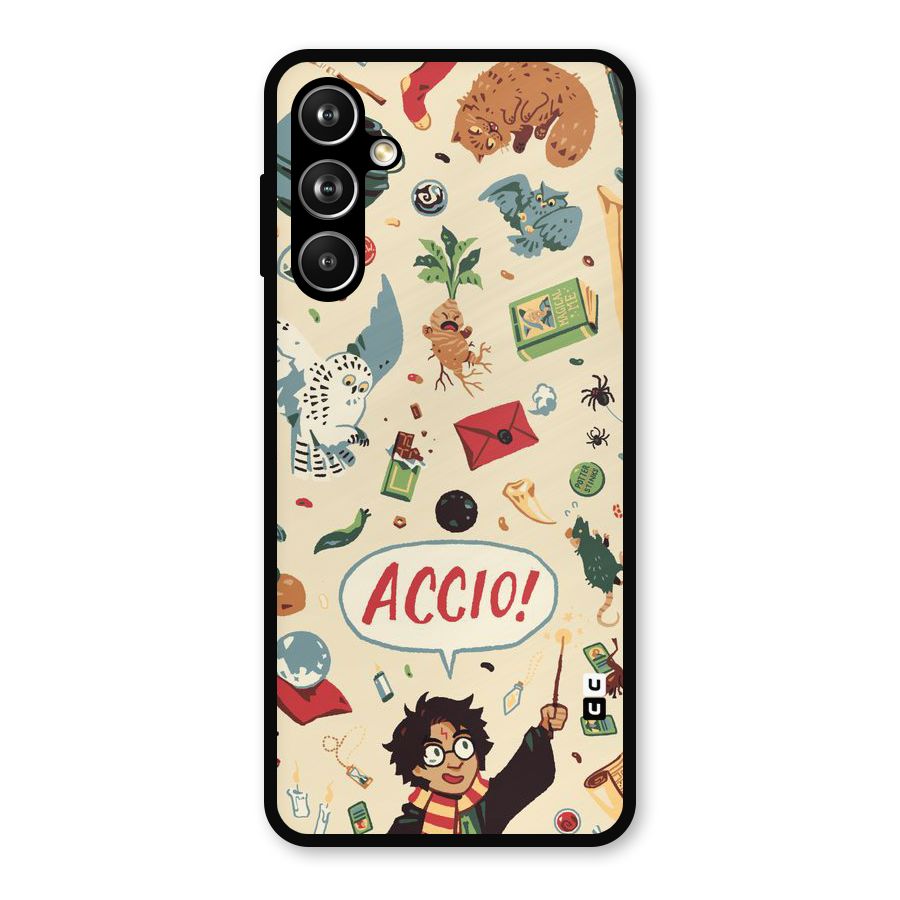 Owl Letter Metal Back Case for Samsung Galaxy M54