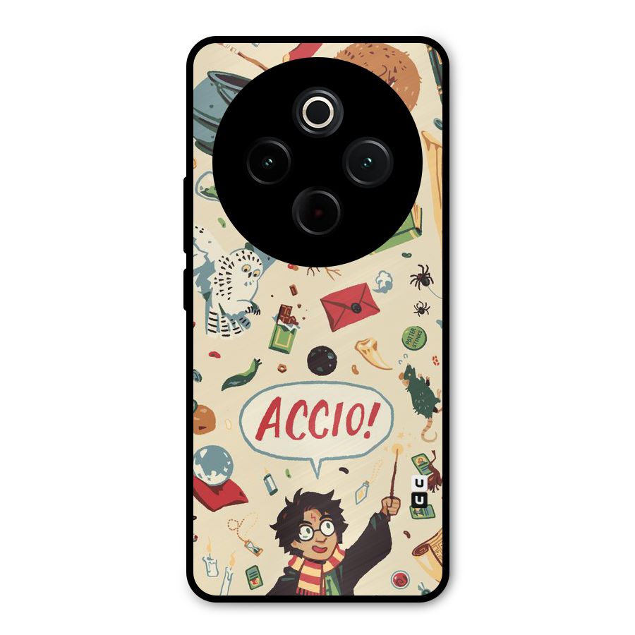 Owl Letter Metal Back Case for Vivo T4