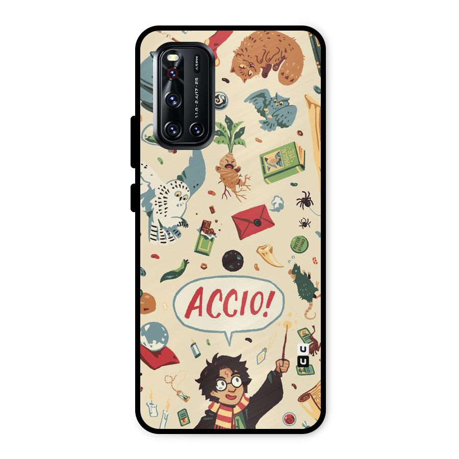 Owl Letter Metal Back Case for Vivo V19