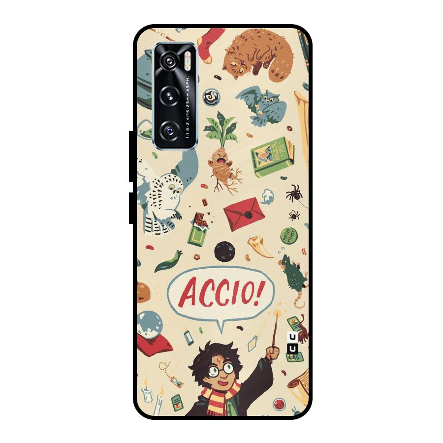 Owl Letter Metal Back Case for Vivo V20 SE