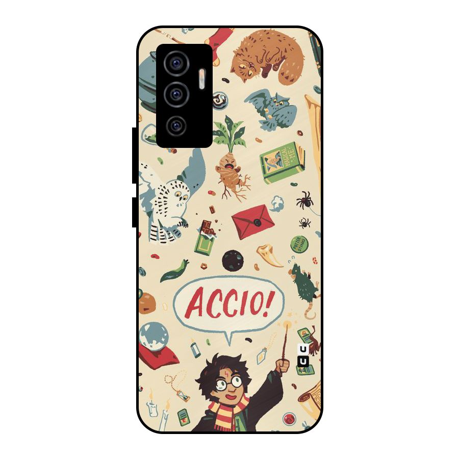 Owl Letter Metal Back Case for Vivo V23e