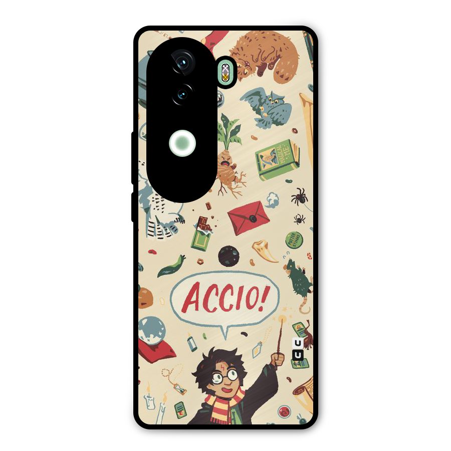 Owl Letter Metal Back Case for Vivo V40e