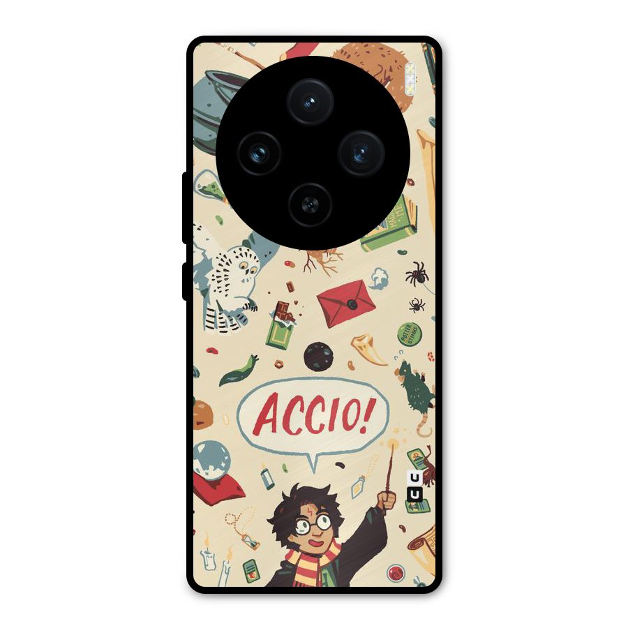 Owl Letter Metal Back Case for Vivo X100