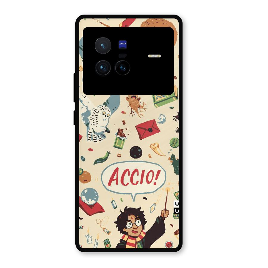 Owl Letter Metal Back Case for Vivo X80