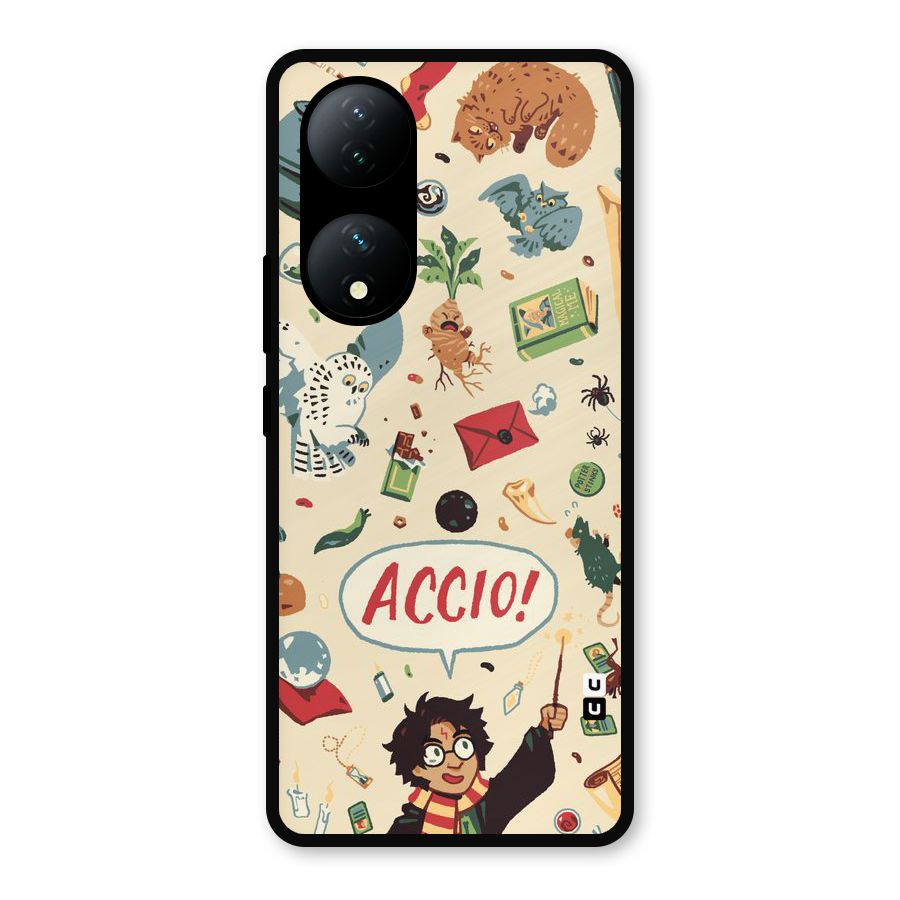 Owl Letter Metal Back Case for Vivo Y100a