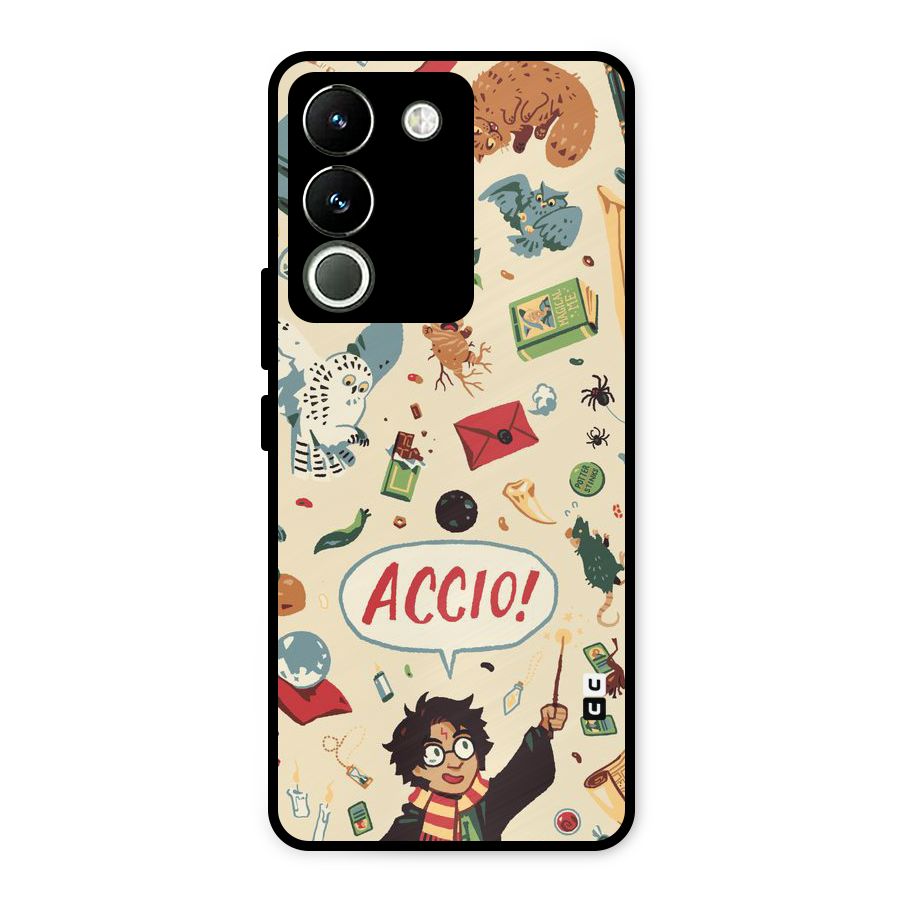Owl Letter Metal Back Case for Vivo Y200