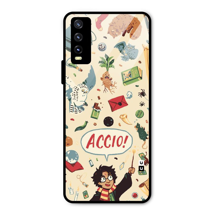 Owl Letter Metal Back Case for Vivo Y20g