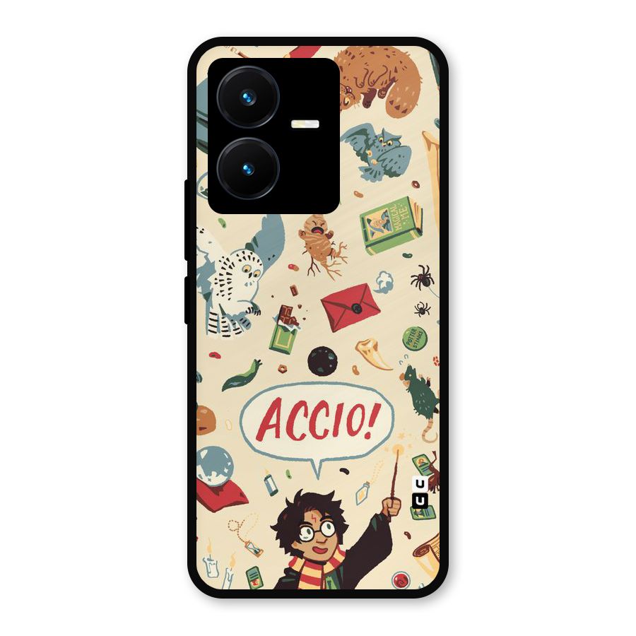 Owl Letter Metal Back Case for Vivo Y22