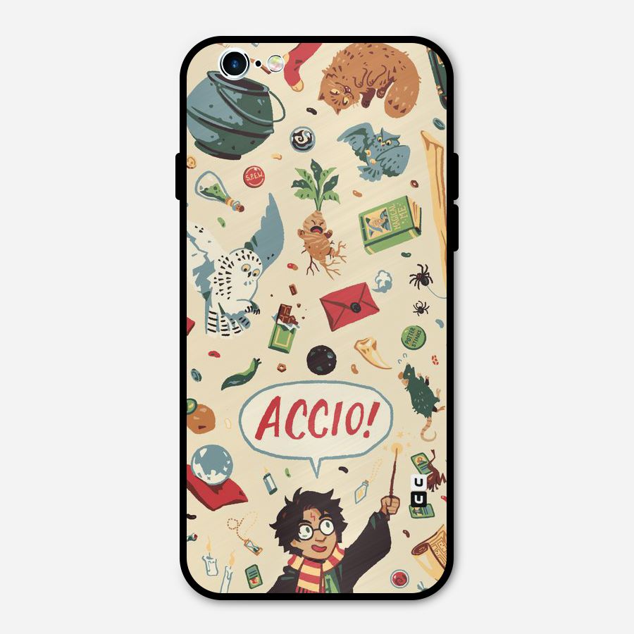 Owl Letter Metal Back Case for iPhone 6 6s