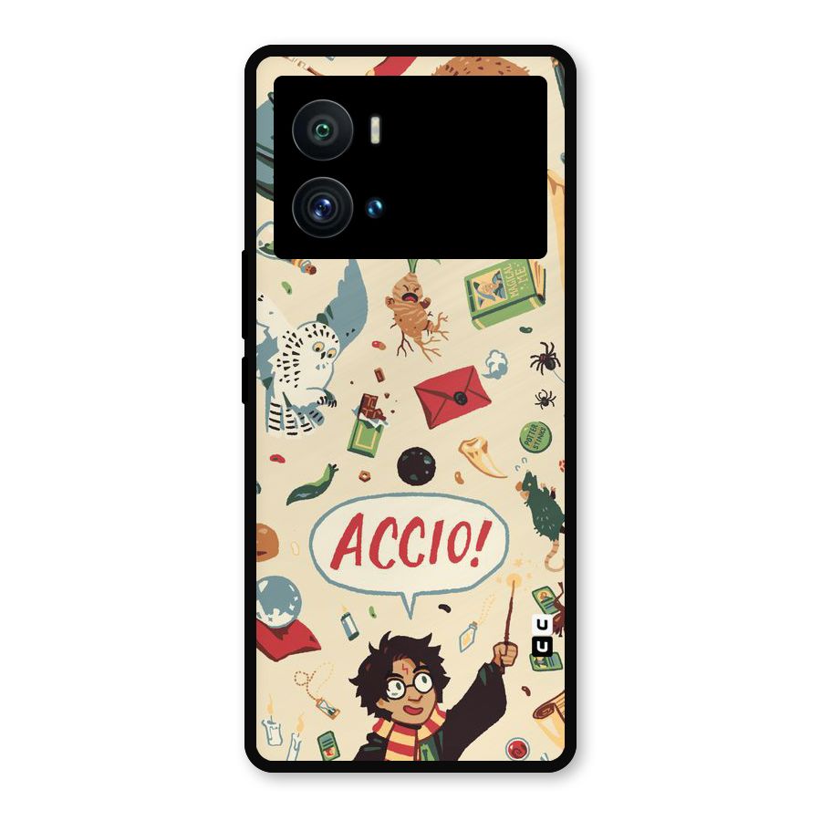 Owl Letter Metal Back Case for iQOO 9 Pro