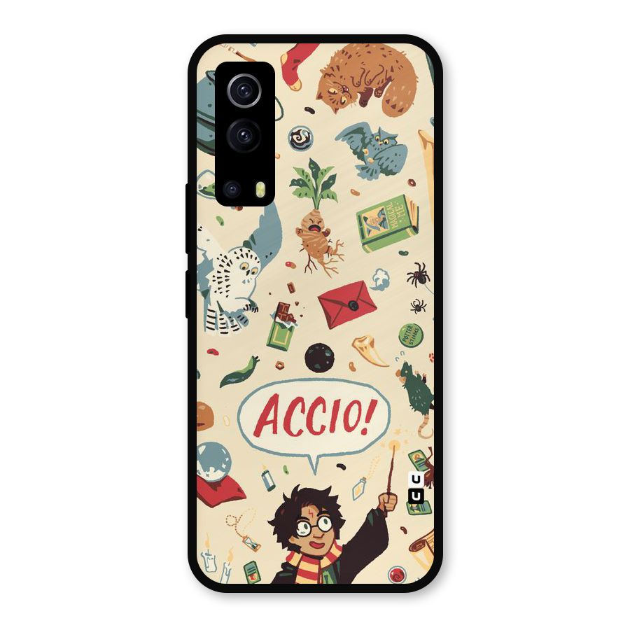 Owl Letter Metal Back Case for iQOO Z3