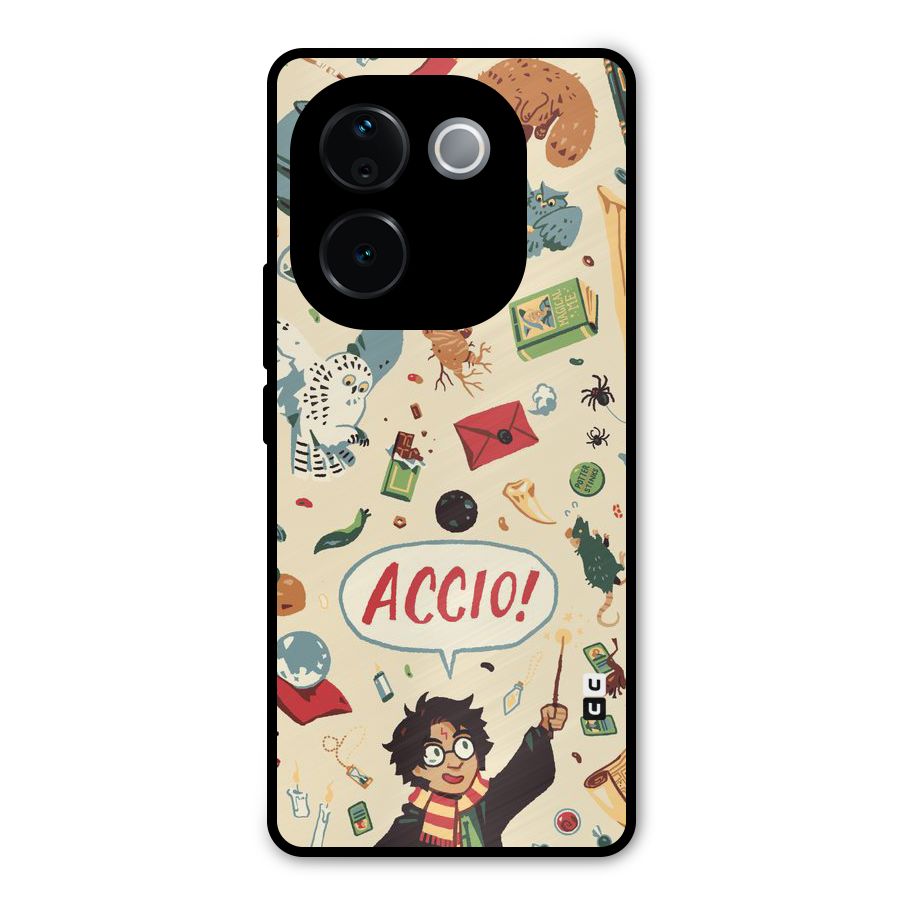 Owl Letter Metal Back Case for iQOO Z9s Pro