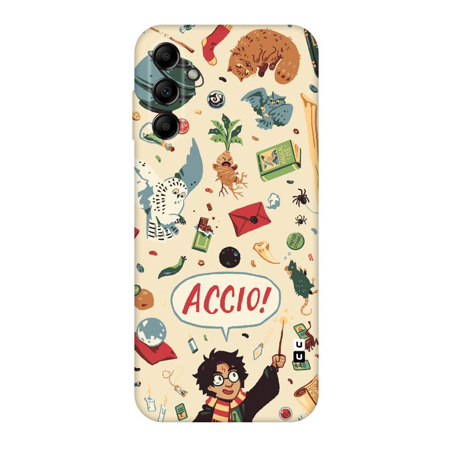 Owl Letter Original Polycarbonate Back Case for Galaxy A14 5G
