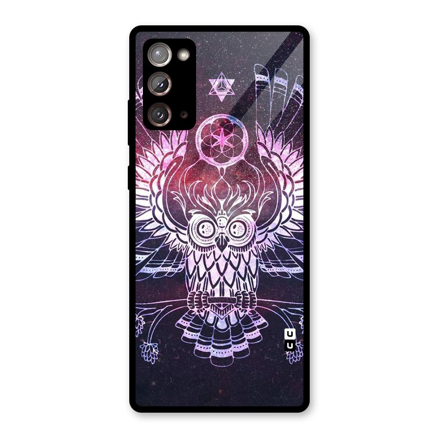 Owl Quirk Swag Glass Back Case for Galaxy Note 20