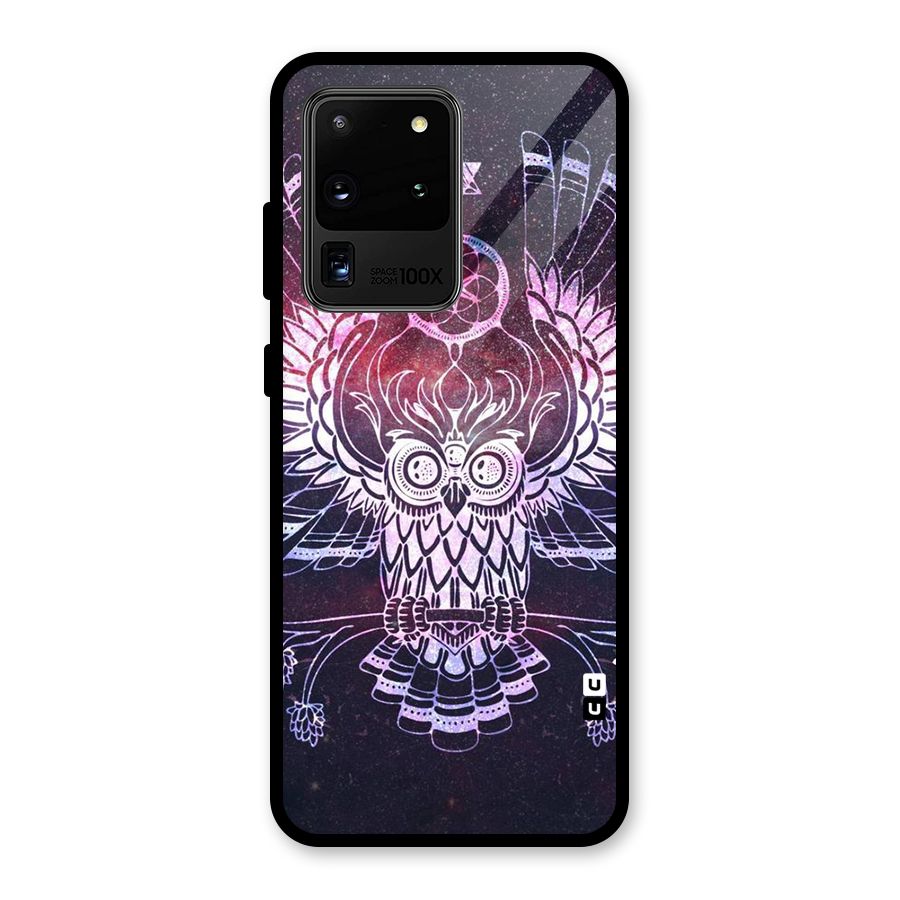 Owl Quirk Swag Glass Back Case for Galaxy S20 Ultra