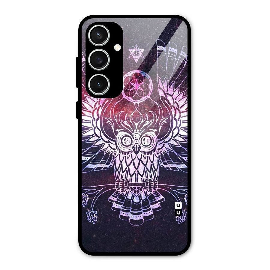 Owl Quirk Swag Glass Back Case for Galaxy S23 FE