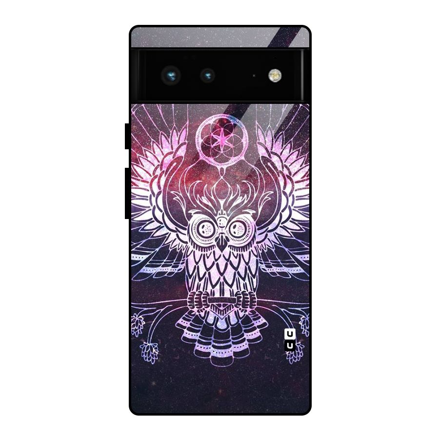 Owl Quirk Swag Glass Back Case for Google Pixel 6
