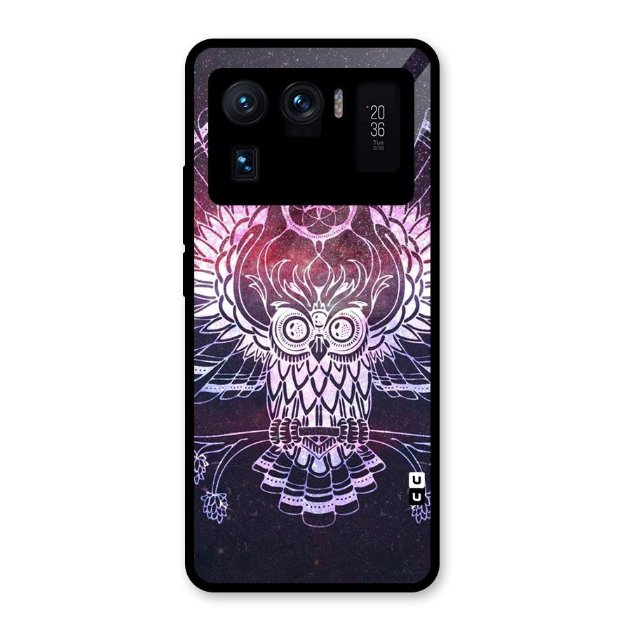 Owl Quirk Swag Glass Back Case for Mi 11 Ultra
