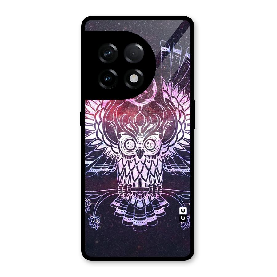 Owl Quirk Swag Glass Back Case for OnePlus 11R
