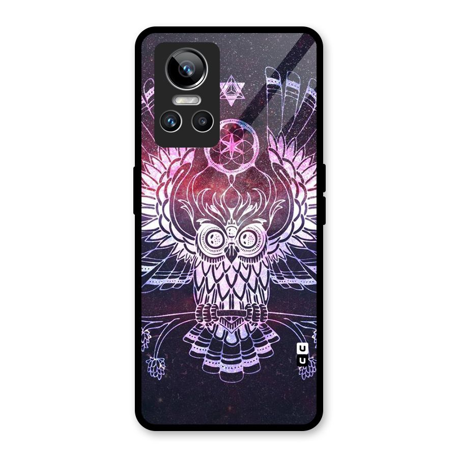 Owl Quirk Swag Glass Back Case for Realme GT Neo 3