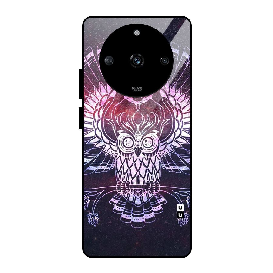 Owl Quirk Swag Glass Back Case for Realme Narzo 60 5G
