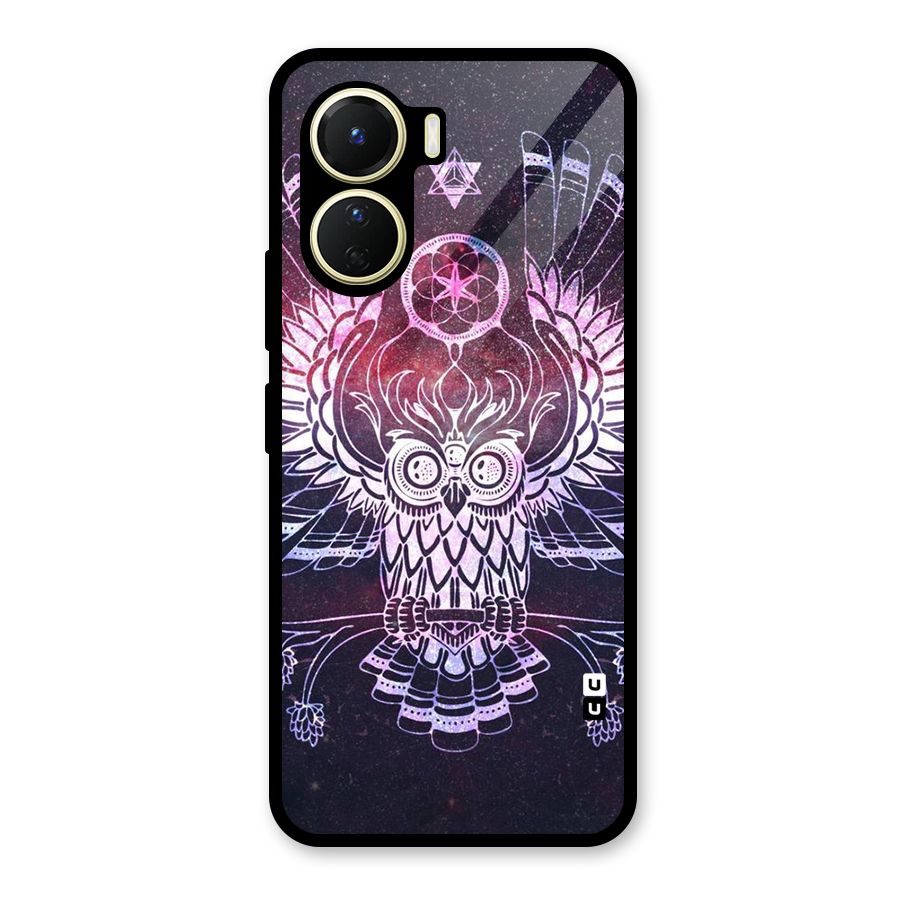Owl Quirk Swag Glass Back Case for Vivo Y16