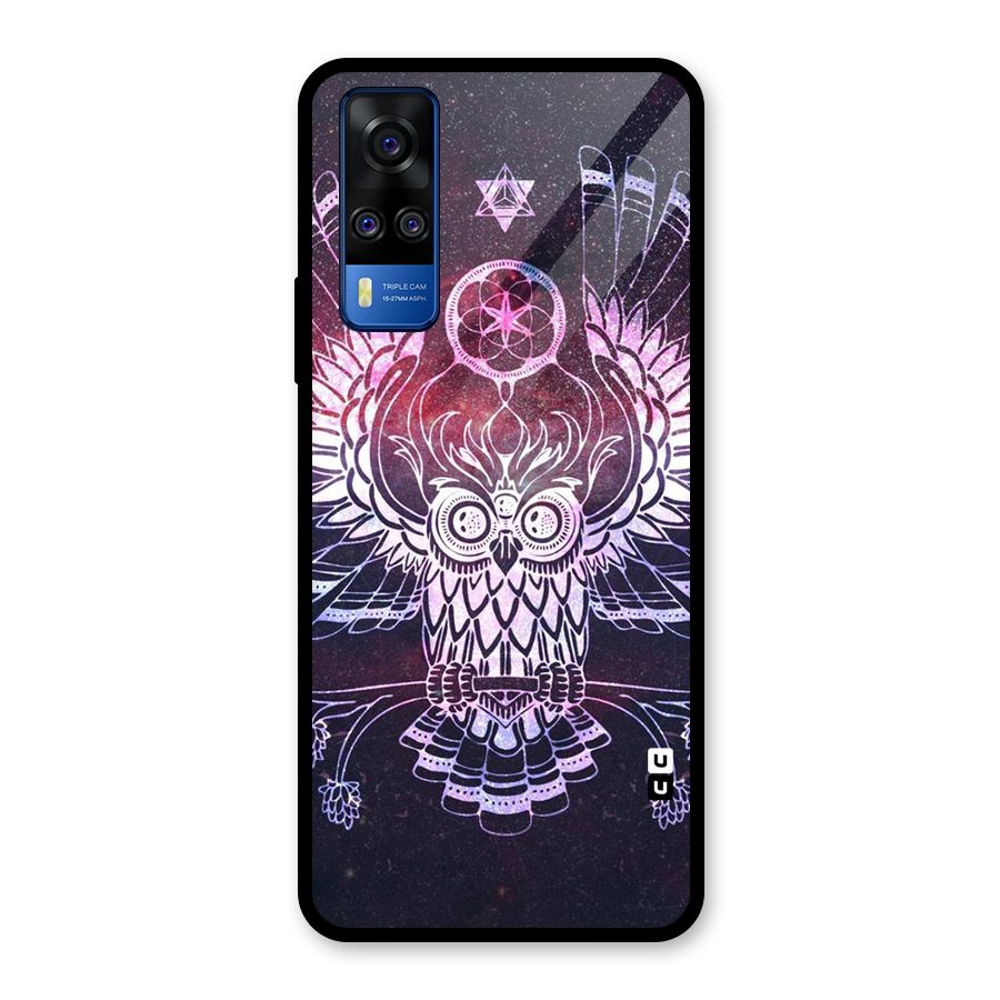 Owl Quirk Swag Glass Back Case for Vivo Y31