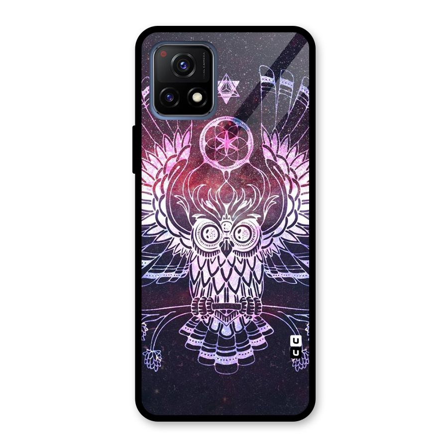 Owl Quirk Swag Glass Back Case for Vivo Y72 5G
