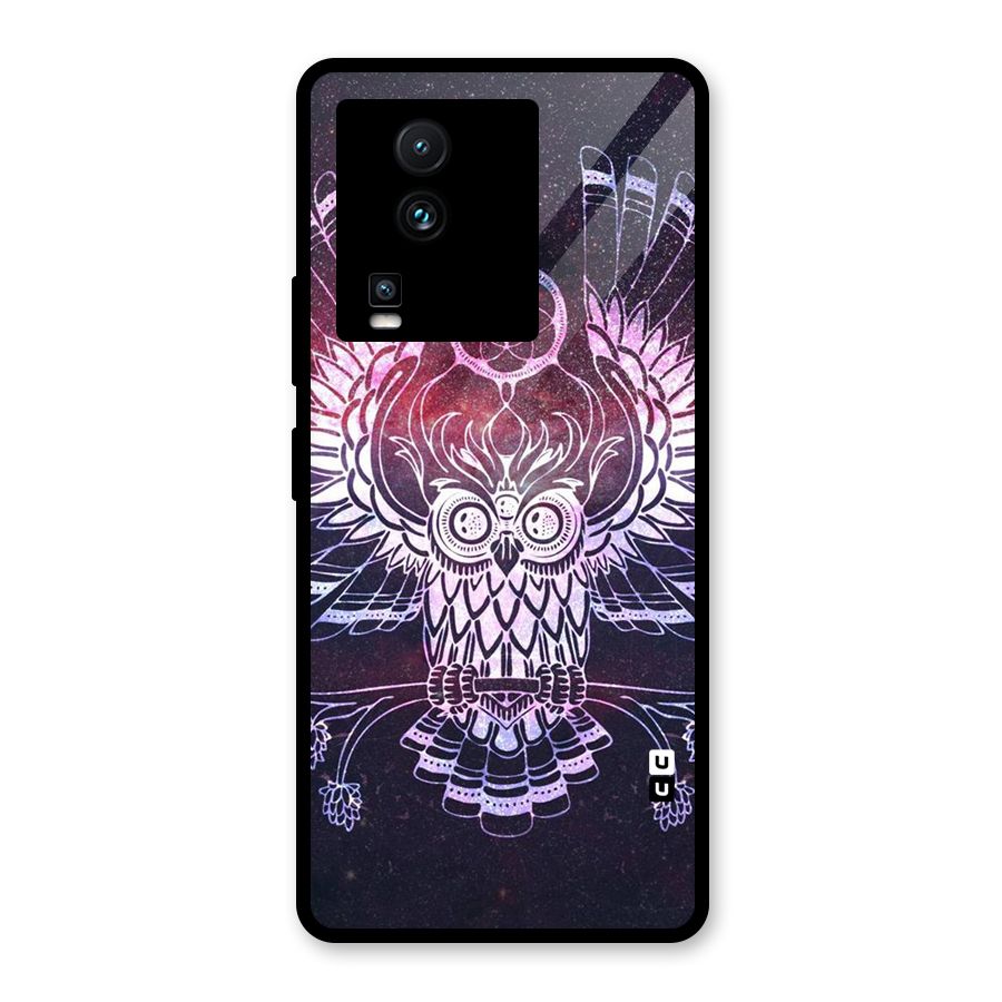 Owl Quirk Swag Glass Back Case for Vivo iQOO Neo 7 Pro