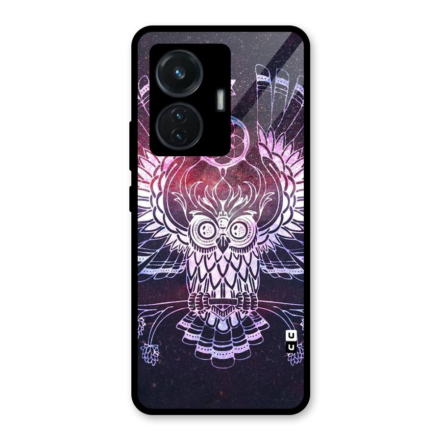 Owl Quirk Swag Glass Back Case for iQOO Z6 44W
