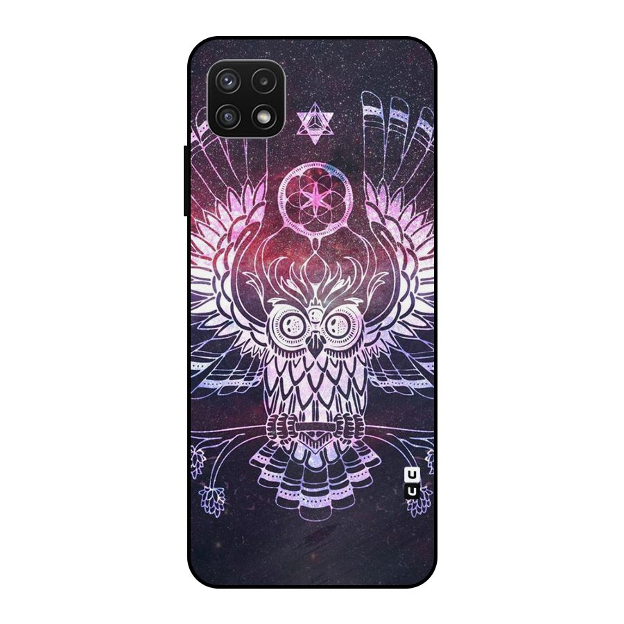 Owl Quirk Swag Metal Back Case for Galaxy A22 5G