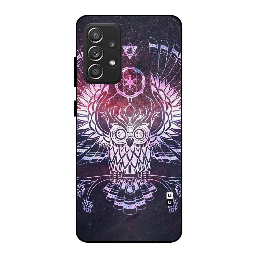 Owl Quirk Swag Metal Back Case for Galaxy A52s 5G