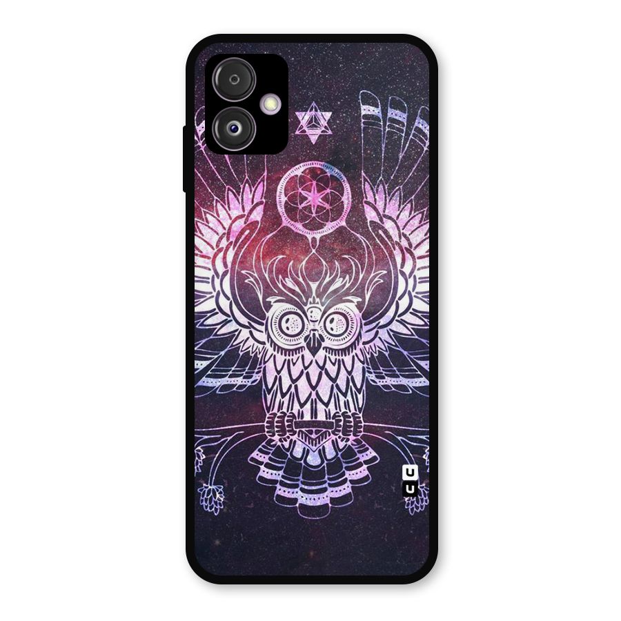 Owl Quirk Swag Metal Back Case for Galaxy F14