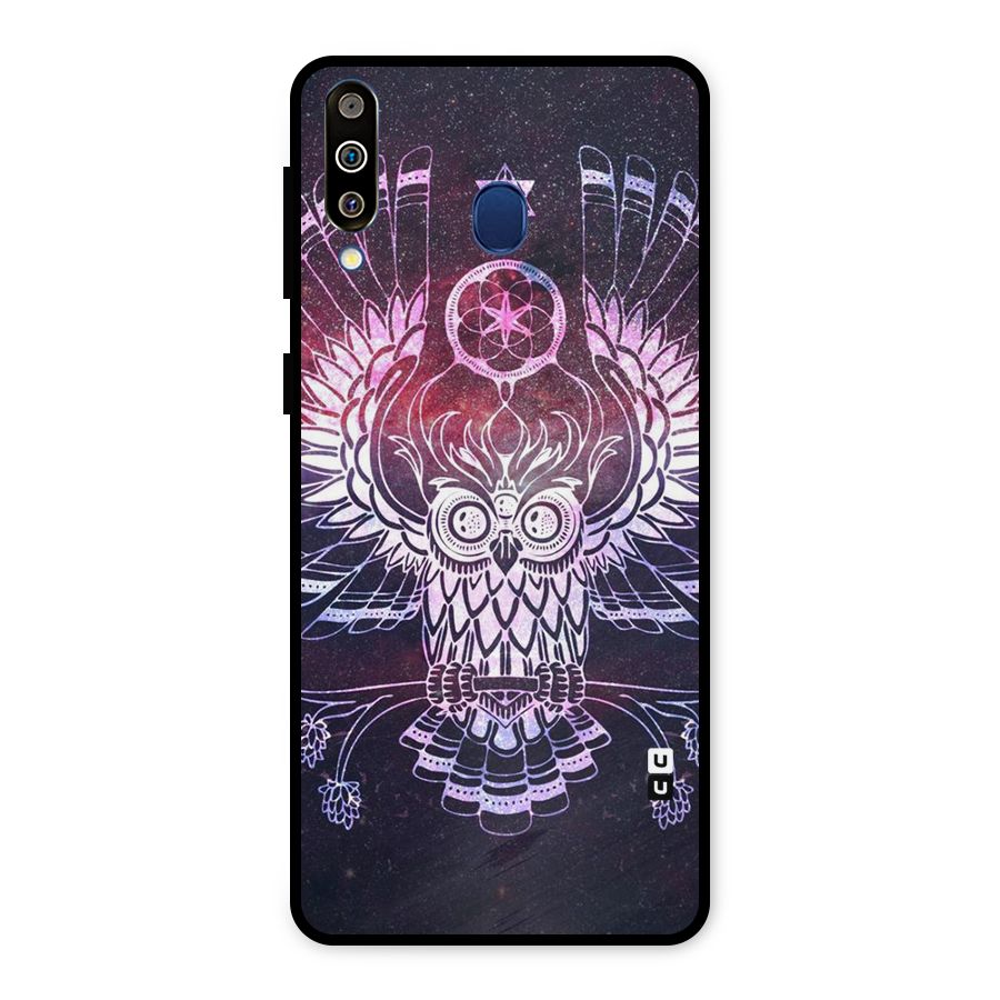 Owl Quirk Swag Metal Back Case for Galaxy M30