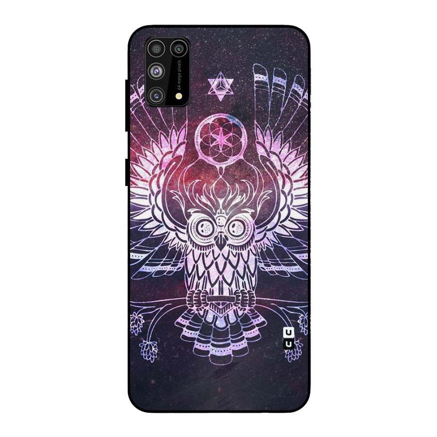Owl Quirk Swag Metal Back Case for Galaxy M31