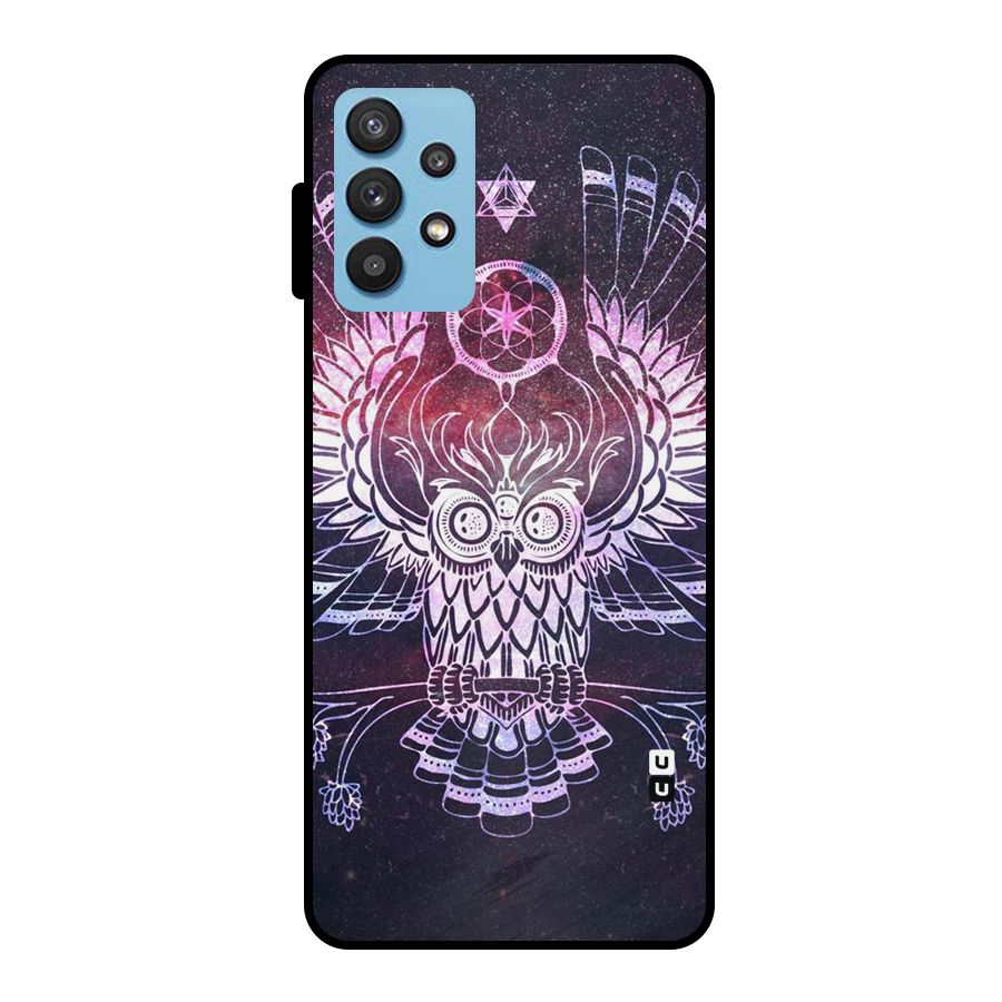 Owl Quirk Swag Metal Back Case for Galaxy M32 5G