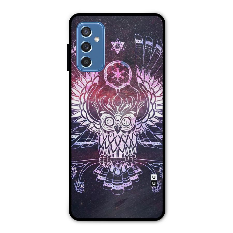Owl Quirk Swag Metal Back Case for Galaxy M52 5G