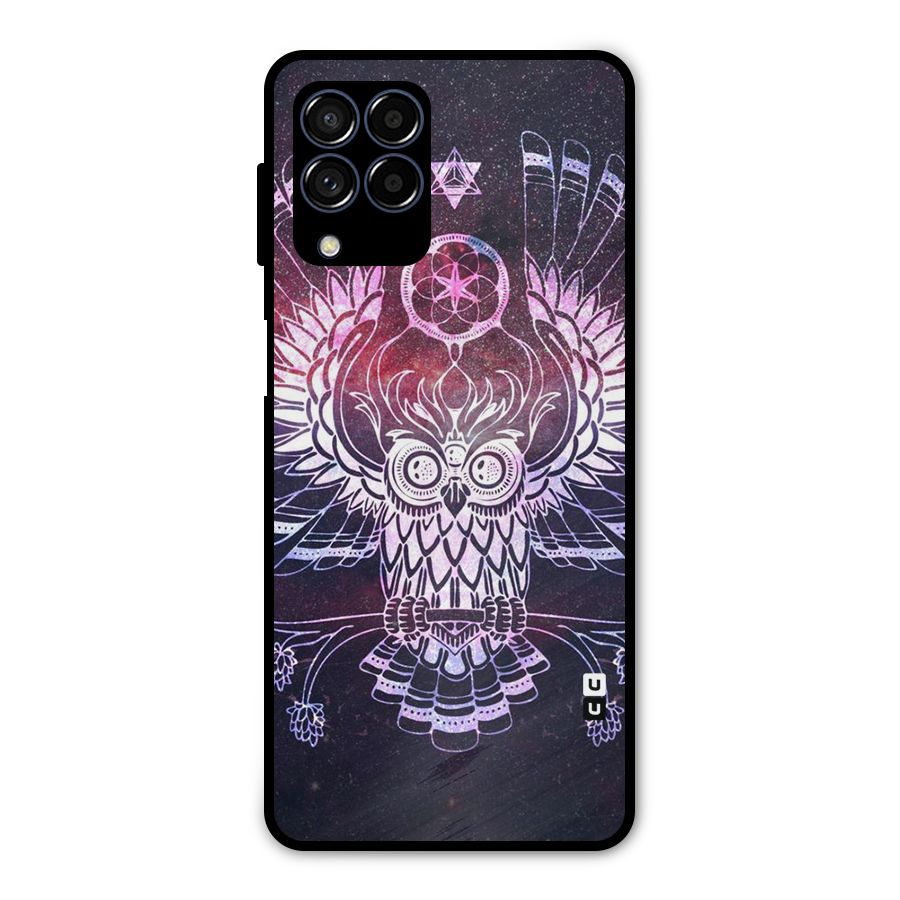 Owl Quirk Swag Metal Back Case for Galaxy M53 5G