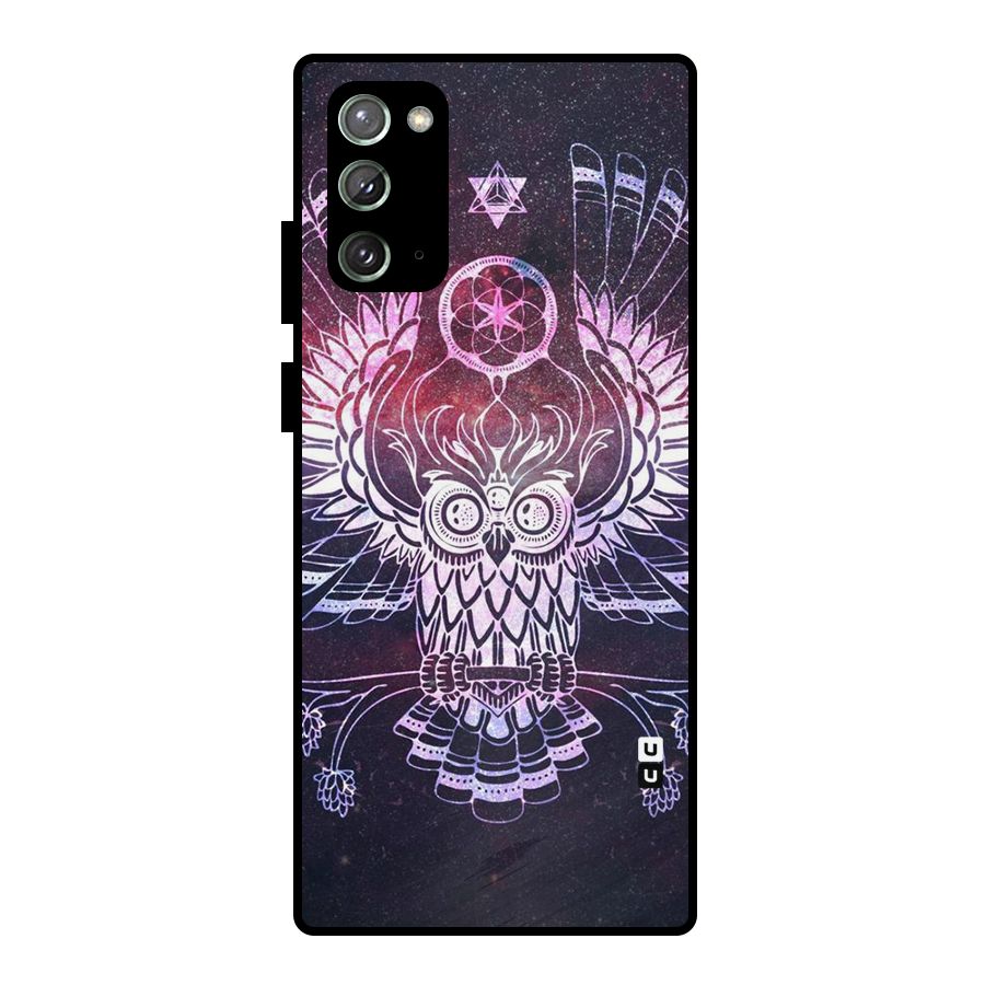 Owl Quirk Swag Metal Back Case for Galaxy Note 20