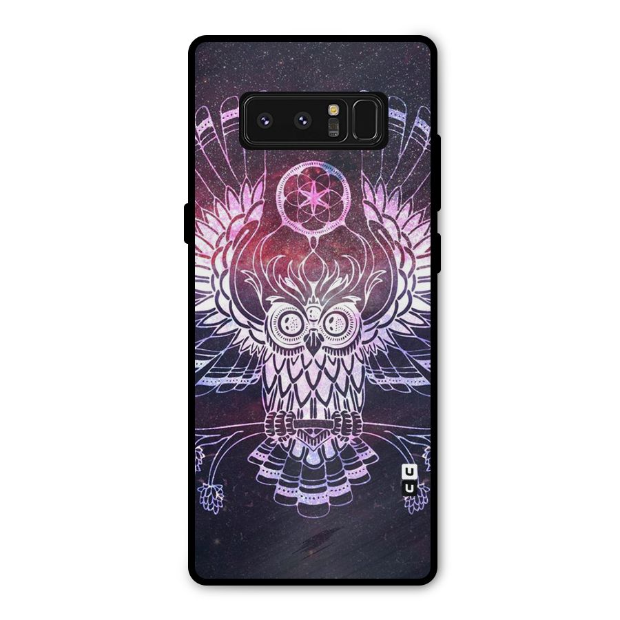Owl Quirk Swag Metal Back Case for Galaxy Note 8