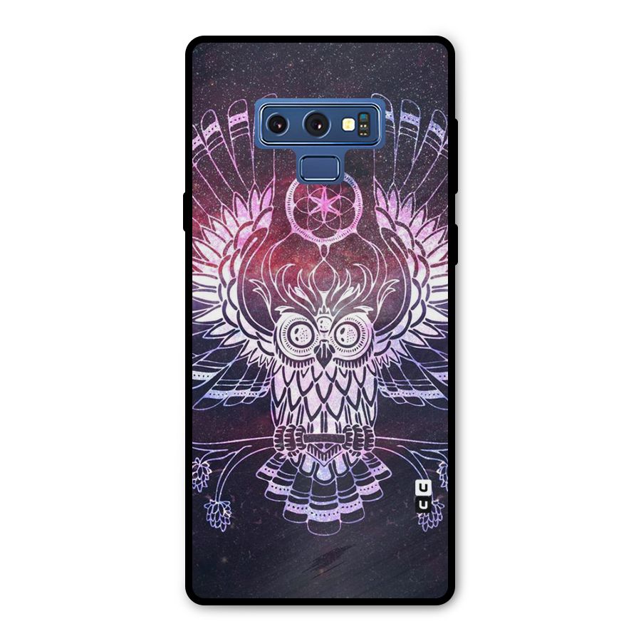 Owl Quirk Swag Metal Back Case for Galaxy Note 9