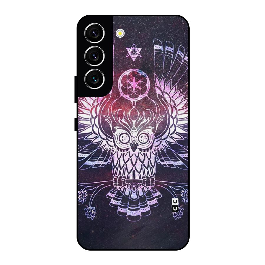 Owl Quirk Swag Metal Back Case for Galaxy S22 5G