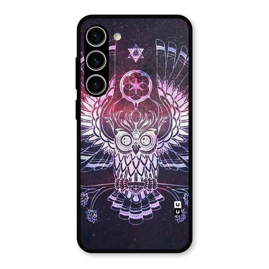 Owl Quirk Swag Metal Back Case for Galaxy S23 Plus